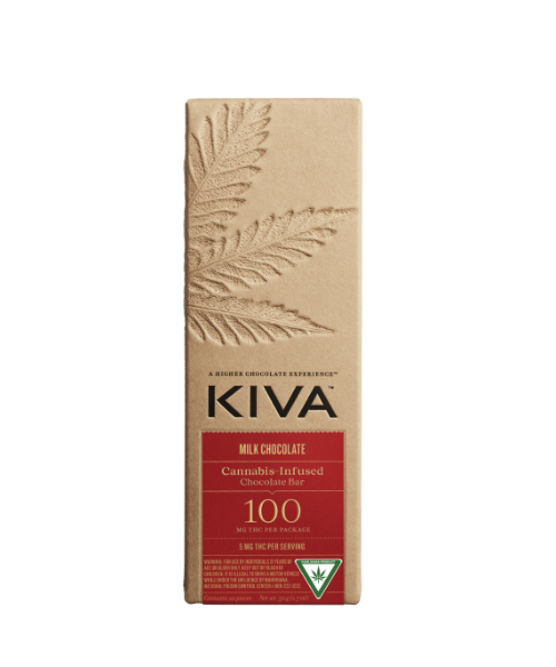 Kiva Bar Milk Chocolate Cannabis Edible